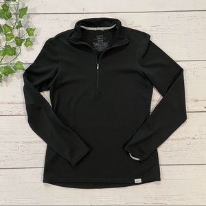 Patagonia Quarter Zip Capilene 3 Mid Weight Black Base-layer Women’s Size Small